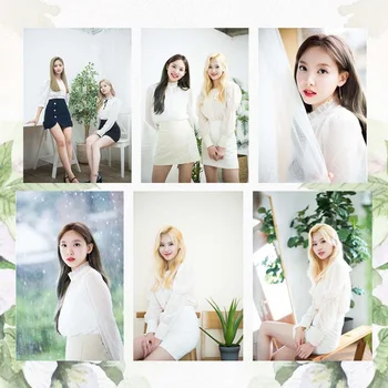 

16pcs/set K-pop TWICE Mini Album "Feel Special" Series Custom Card Stickers Fashion Crystal Sticky Photocards Bus Card Stickers