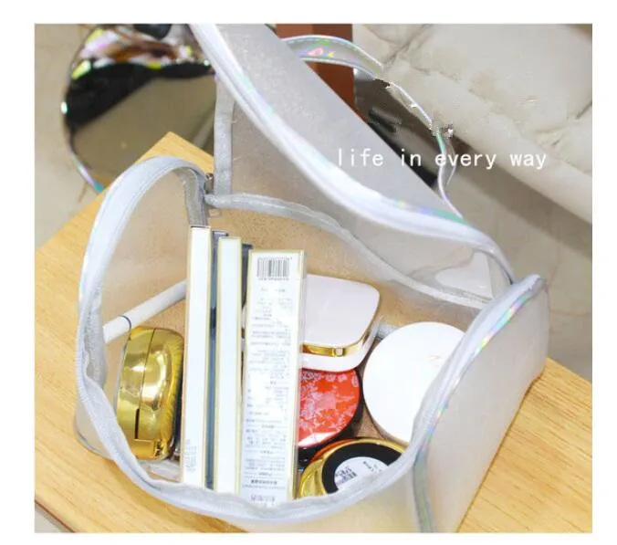 ETya женская сумка для макияжа ПВХ матовый большой емкости водонепроницаемая косметичка дорожная мойка туалетный органайзер для хранения набор сумка тоут сумки