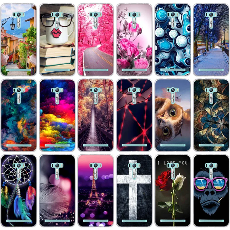 Чехол для Coque Asus ZenFone Selfie ZD551KL чехол 5 дюйма Мягкая силиконовая задняя крышка ASUS Z00UD