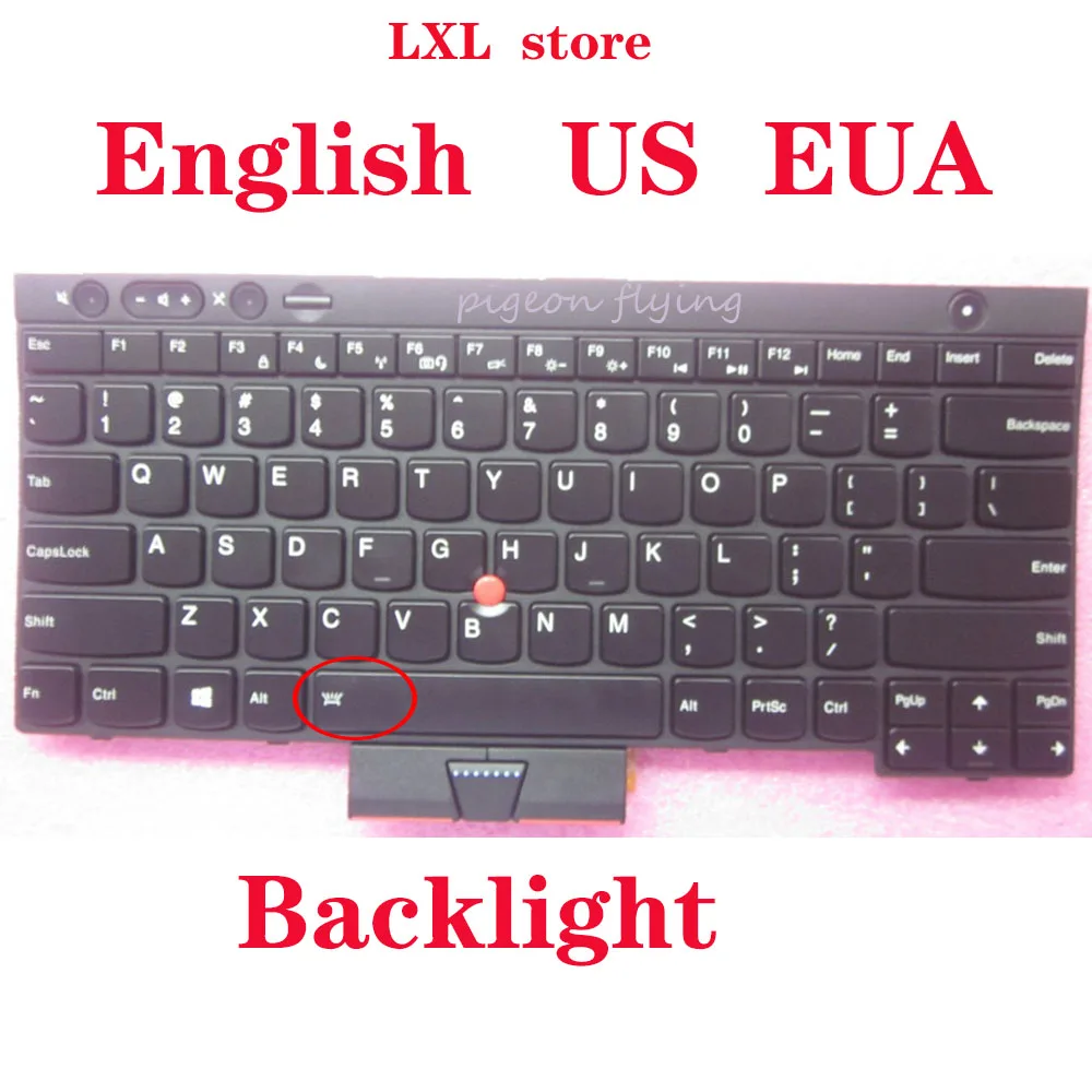 CS12BL-84US для lenovo Thinkpad T430 T430i T430S T430Si клавиатура английский США EUA Подсветка FRU 04X1240 04Y0639 04Y0528 04X1353