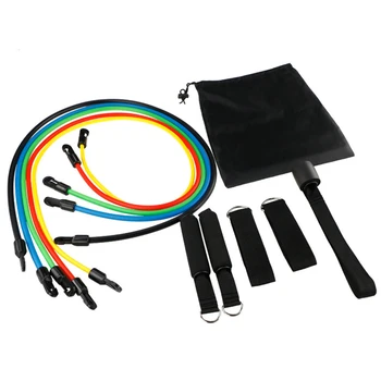

11pcs/set Pull Rope Fitness Exercises Resistance Bands Latex Tubes Pedal Excerciser Body Training Workout Yoga LISM