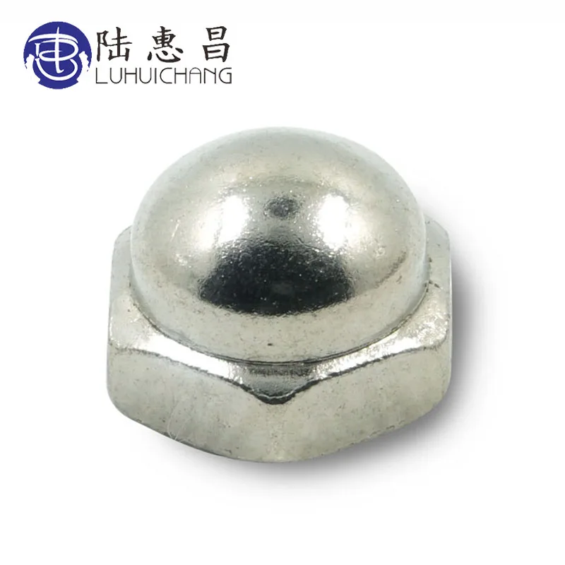 Luchang 20 шт. M8 M10 M12 M14 M16 M20 никелированная глухая гайка декоративная крышка полукруг конический колпачок гайка болт