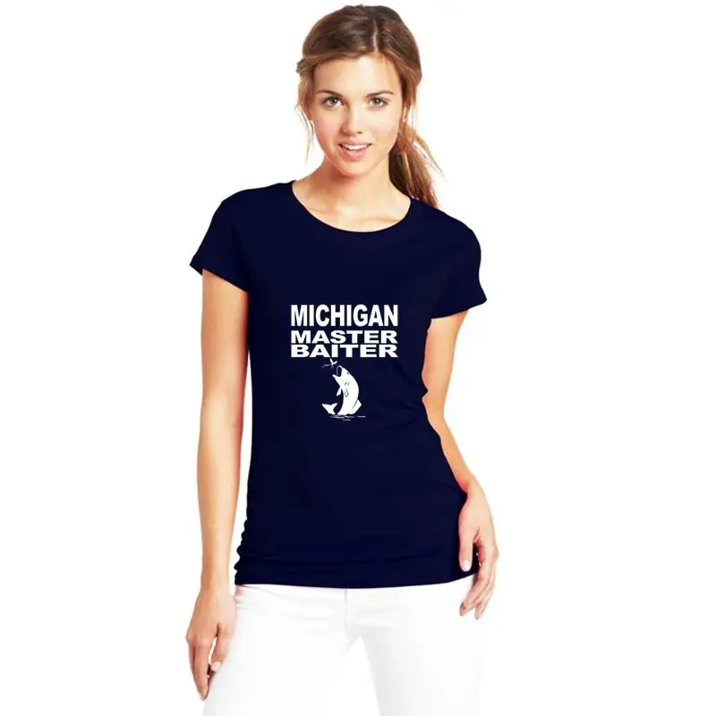 

personalized Michigan Michigan Master Baiter tshirt plus sizes s-10xl Humor Batik hilarious men tshirts