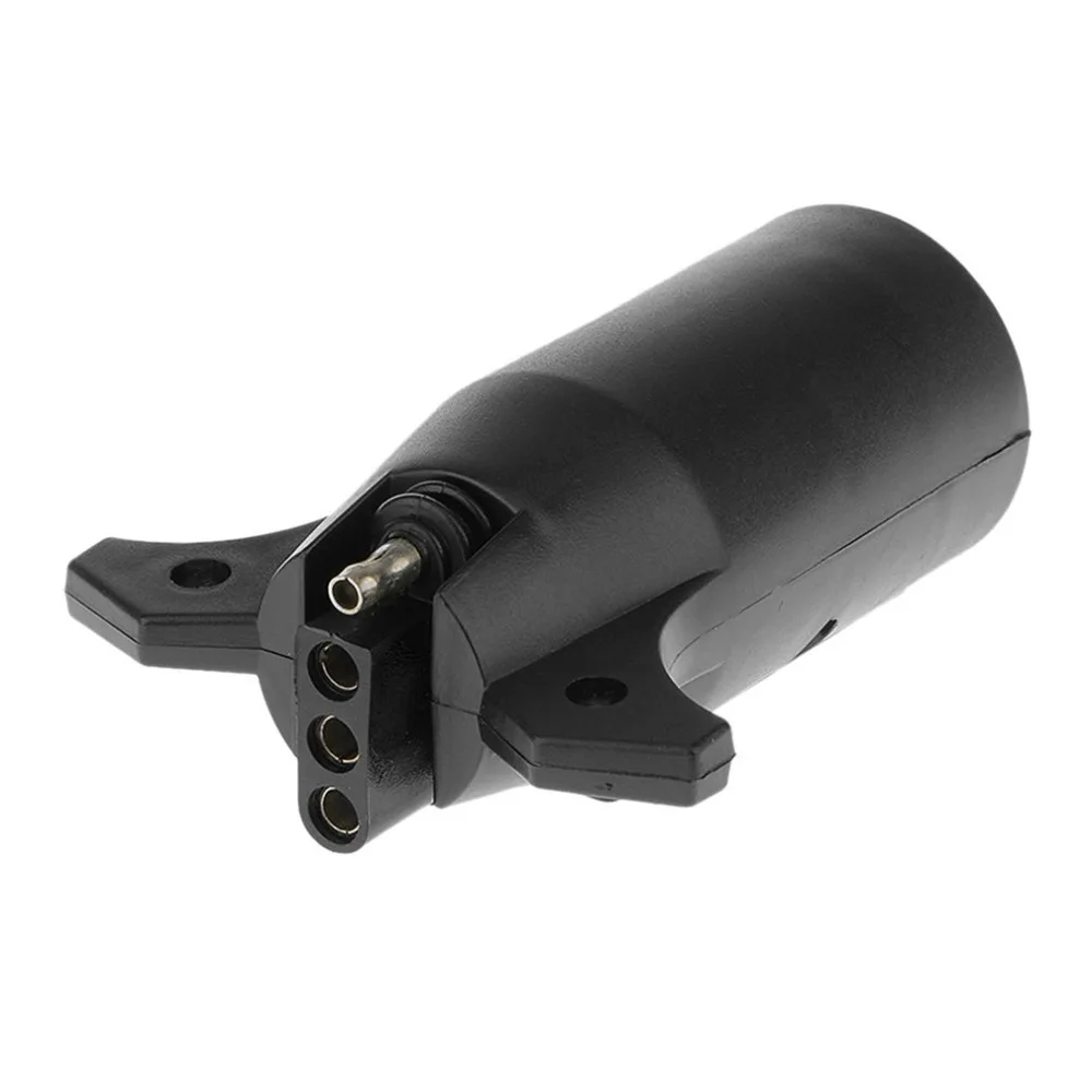 Американский 7 способ круглый прицеп разъем 12 В адаптер 7 способ круглый до 4 контактный плоский(прицеп конец) разъем прицепа