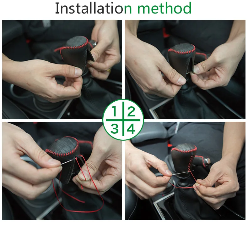 Kit De Pommeau De Levier De Vitesse GaClaBoot, Couvercle De Pommeau De Levier De Vitesse Pour Renault Clio 2 Ii 01 04 Clio Iii 05 09 Megane 2 Ii Scenic 2 Ii