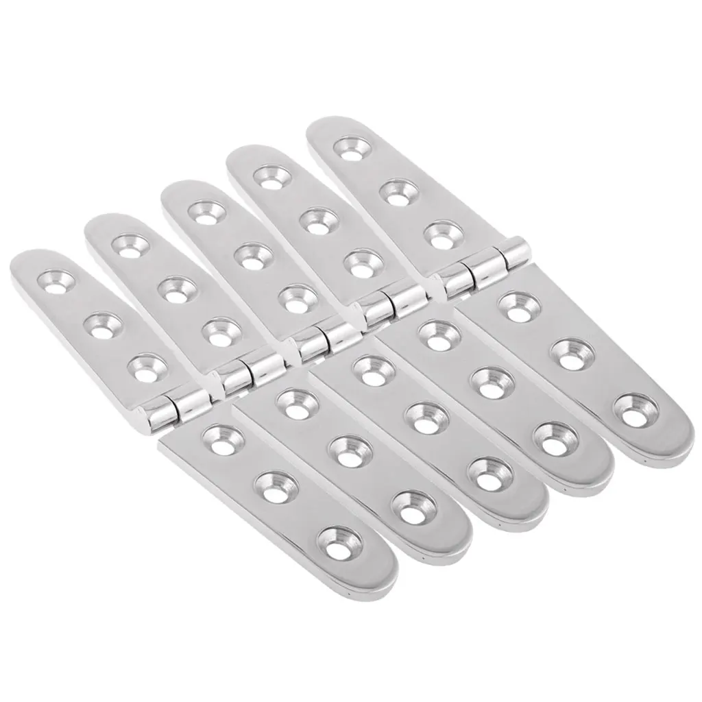 

5 шт., тяжелые петли из нержавеющей стали 316, 6x1 дюйм