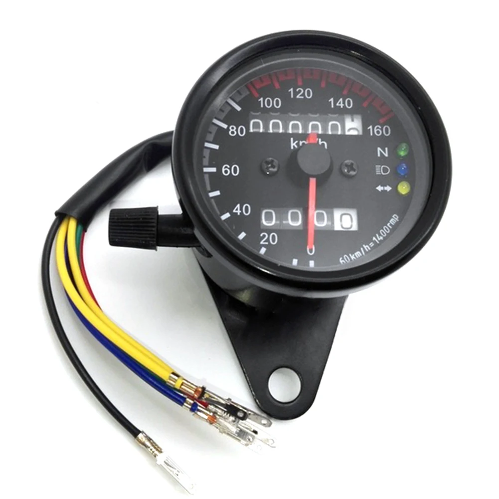 12V Универсальный мотоцикл светодиодный Подсветка одометр, спидометр, тахометр манометр