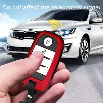 

Alloy Car Key Case Cover For Kia Picanto Forte Niro Optima Sedona Sportage Key Shell Car Key Bag Key Holder Key Organizer