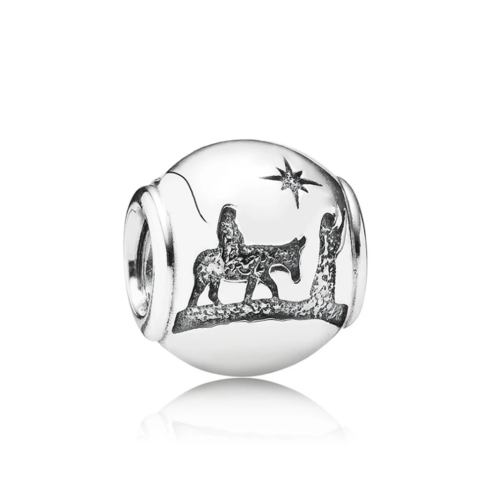 PDB ZZ 45 Original 925 sterling silver fashion charm jewelry, original logo gift wedding jewelry for ladies jewelry