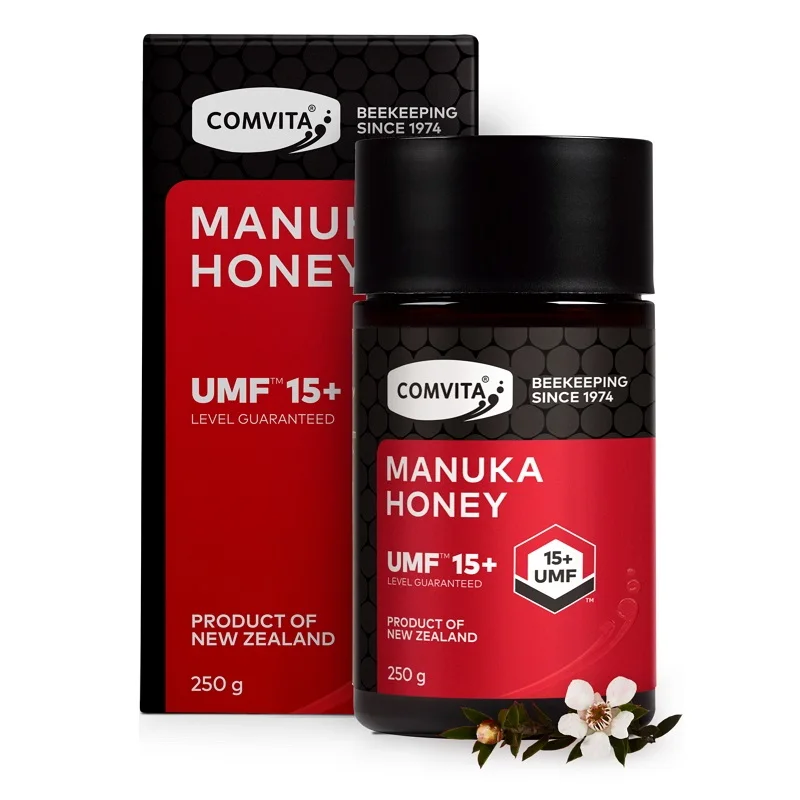 AUTHENTIC New Zealand Comvita Manuka Honey UMF15+ MGO514+ 250g for Digestive Immune Health Respiratory System Cough Sore Throat AUTHENTIC New Zealand Comvita Manuka Honey UMF15+ MGO514+ 250g for Digestive Immune Health Respiratory System Cough Sore Throat