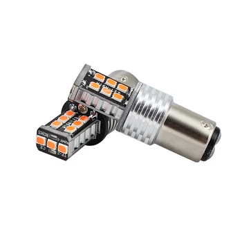 

P21/5W Brake Car Lights Stop Tail Lamps Bulbs 15 LED LED BAY15D Canbus