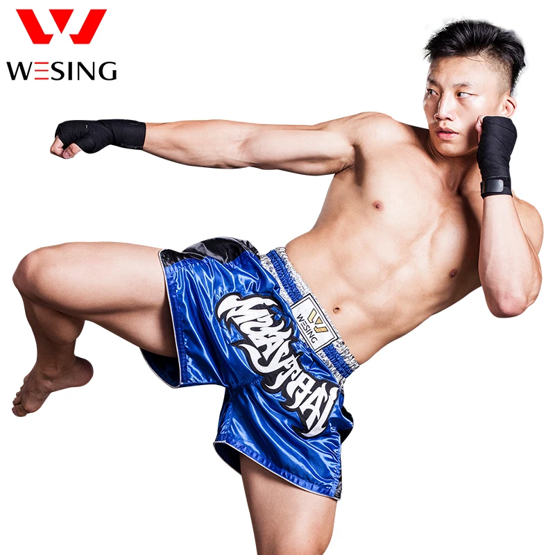 Шорты WESING Muay thai шорты MMA для кикбоксинга мужчин и женщин|Боксерские трусы| |