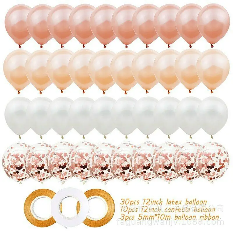 43 шт. воздушный шар &quotКонфетти&quot набор включая Золотой лента для завивки на день