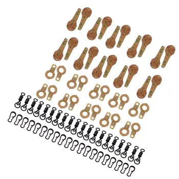 

Lixada 80pcs Terminal Rigs Set Safety Sleeves Rig Rings Rolling Swivels Snap Clips Carp Fishing Tackle Fishing Accessories Kit
