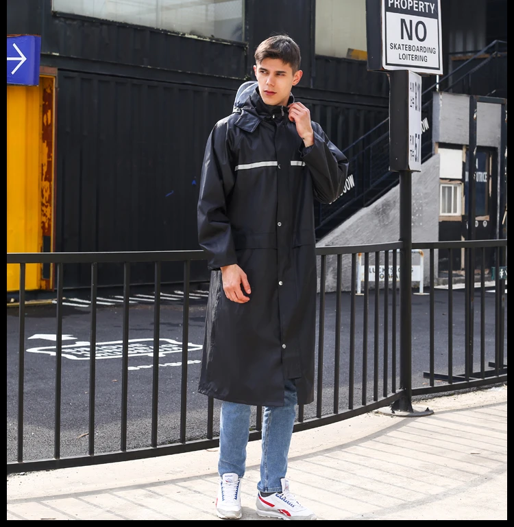 Длинный плащ Камуфляжный соединенный взрослый плащ уплотняет все тело мужчин и женщин на открытом воздухе пальто плащ