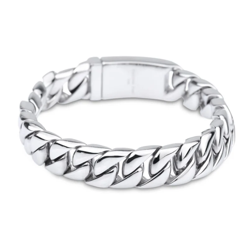 Браслет Корейский простой модный тренд титановая сталь мужской браслет