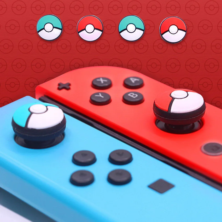 Silicone Pokemon Style Analog Thumb Grips Joystick Cover Caps Poke Ball Button Skin For Nintendo Switch Joy Con Controller Replacement Parts Accessories Aliexpress Silicone Pokemon Style Analog Thumb Grips Joystick Cover Caps Poke Ball Button Skin For Nintendo Switch Joy Con Controller Replacement Parts Accessories Aliexpress
