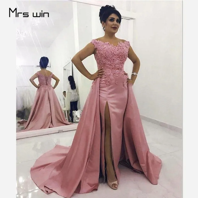 Mrs win Moeder Van De Bruid Jurken Side Split Mermaid Lange Prom Gown HR367 Mouwloze Kanten Top Elegante Moeder Jurk voor Bruiloft Mrs win Moeder Van De Bruid Jurken Side Split Mermaid Lange Prom Gown HR367 Mouwloze Kanten Top Elegante Moeder Jurk voor Bruiloft