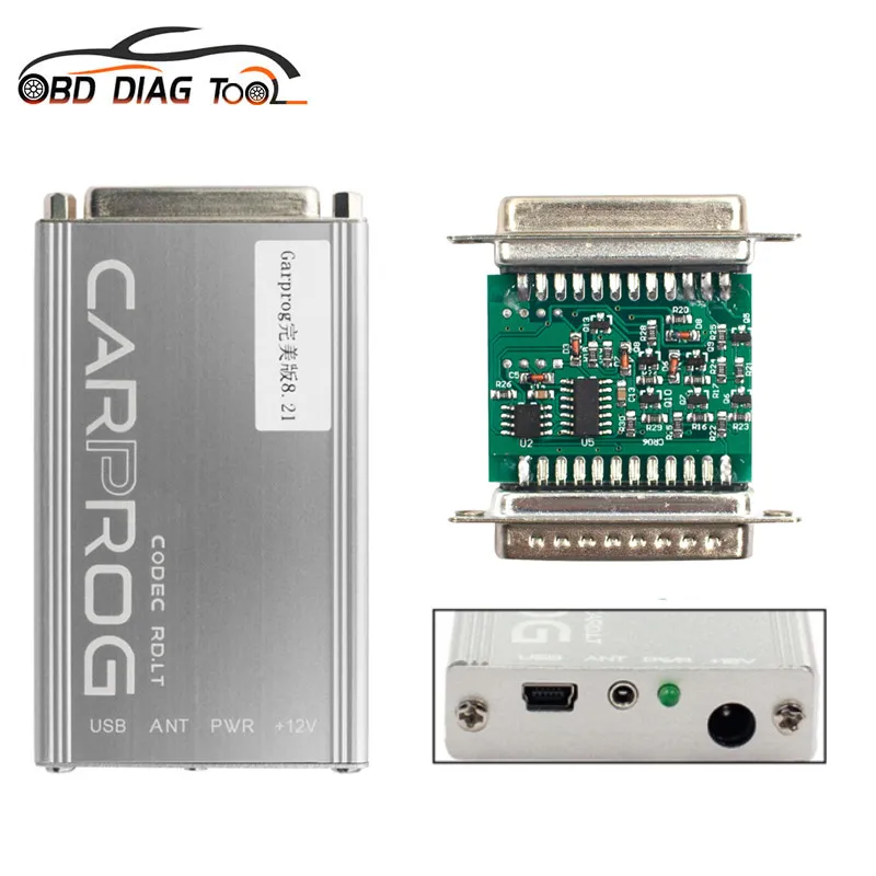 Бесплатный автомобильный адаптер Keygen Carprog V8.21 Интерфейсный интерфейс OBD2 для
