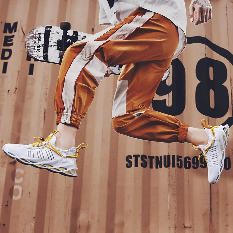 

2019 spring and autumn new comfortable breathable casual shoes men's shoes fashion wild thick sole shoes simple flat shoes