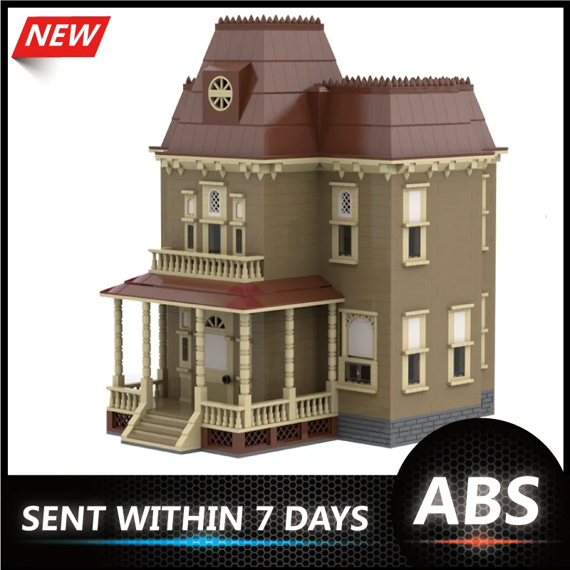 Horror Orphanage Halloween Architecture Psycho House Building Blocks Bricks City Street View Toy Child Christmas | Игрушки и хобби