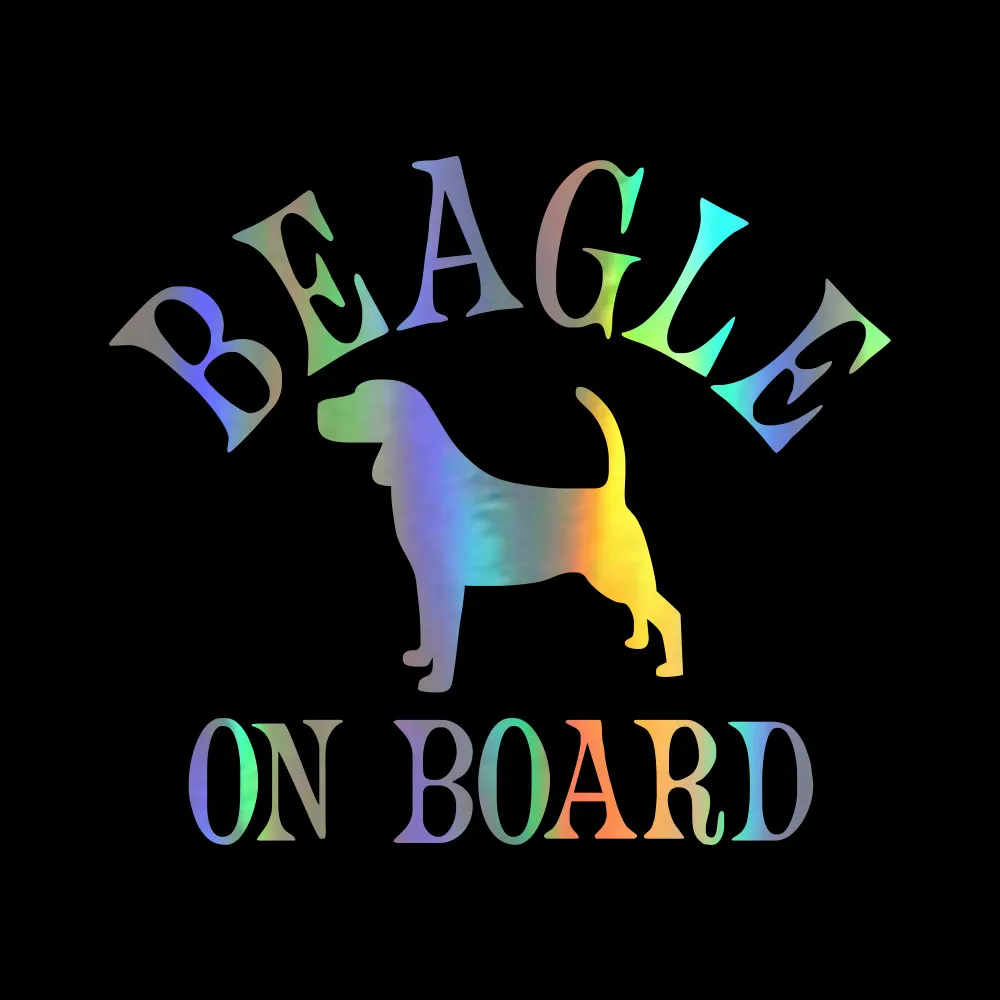 Beagle Personalizzato A Bordo Auto Window Car Bumper Sticker Accessori Pvc 13Cm X 13Cm Car Window Decalcomania Del Motociclo