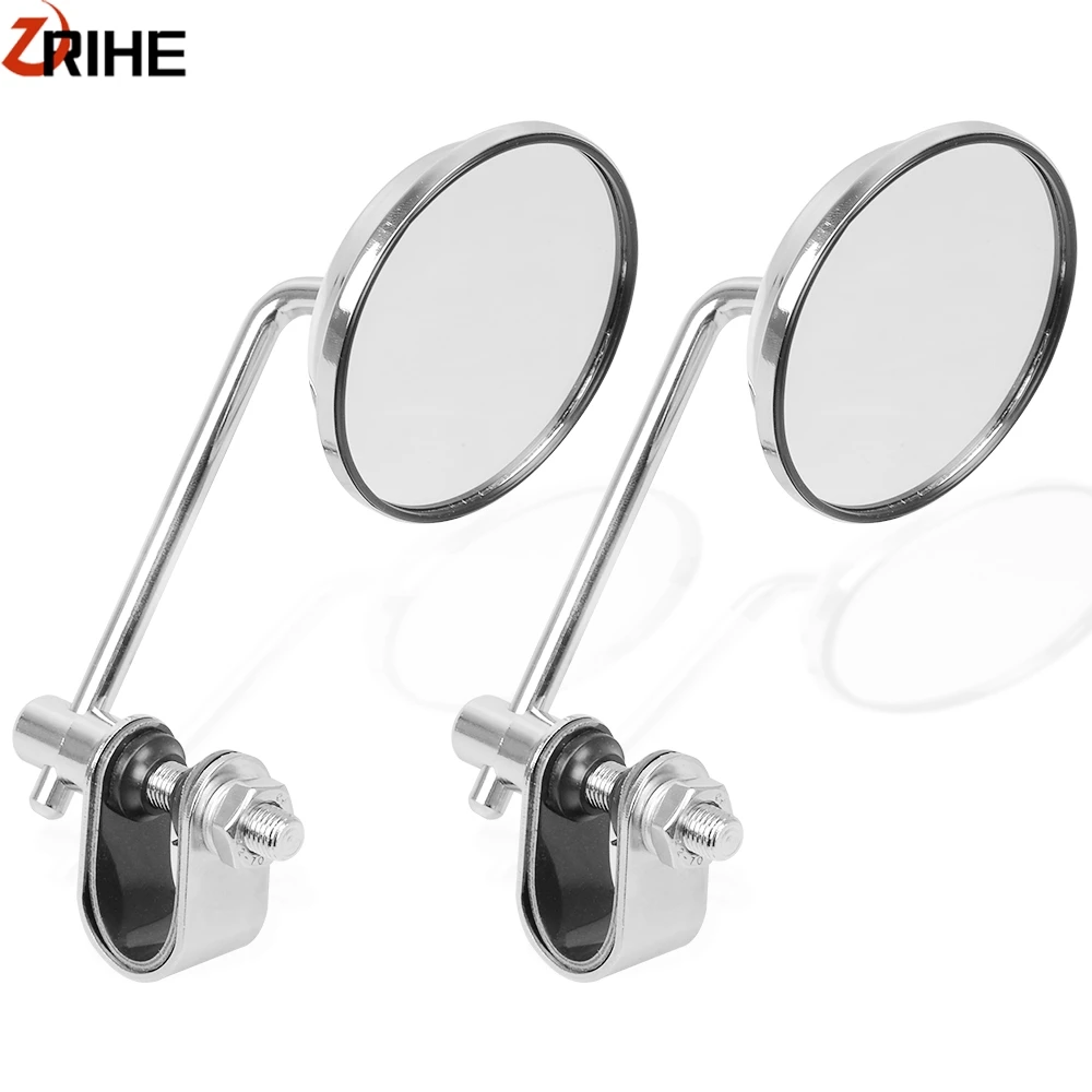 Мотоциклетные зеркала заднего вида Универсальные круглые на руль для Vespa GTS 300 Yamaha