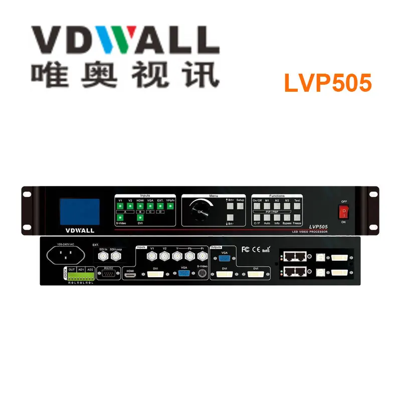Видеопроцессор VDWALL LVP505 для Полноцветного светодиодного экрана p3.91 сцена в