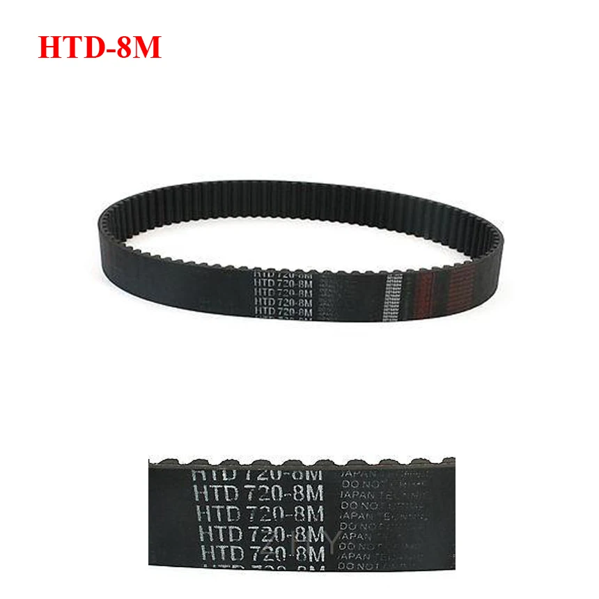 HTD 8M 376-8M 47 Arc Tooth 376mm Girth 10mm 15mm 20mm To 40mm Width 8mm Pitch Closed-Loop Transmission Timing Synchronous Belt