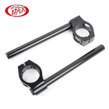 

51MM CNC Aluminium Alloy Motorcycle Clip-on Handlebars For Kawasaki ZX6R NINJA 2009 2010 2011 2012 Clipons Handlebar