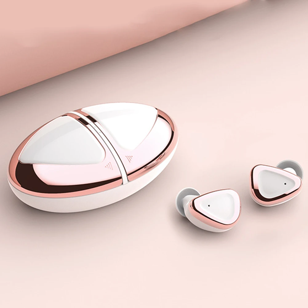 Hands-free Bluetooth Earphone Music Game Outdoor Aluminum Alloy Mini Stereo Sports 5.0 Led Waterproof Charging Box Portable