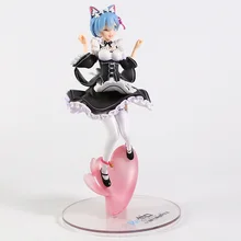  Re:ZERO Starting Life In Another World Rem Nekomimi Ver. Figure PVC Collection Model Toys Brinquedos 