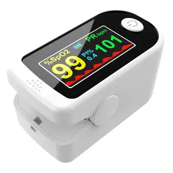 

Portable Finger Pulse Oximeter Blood Oxygen Saturation Meter PI SPO2 Monitor LCD