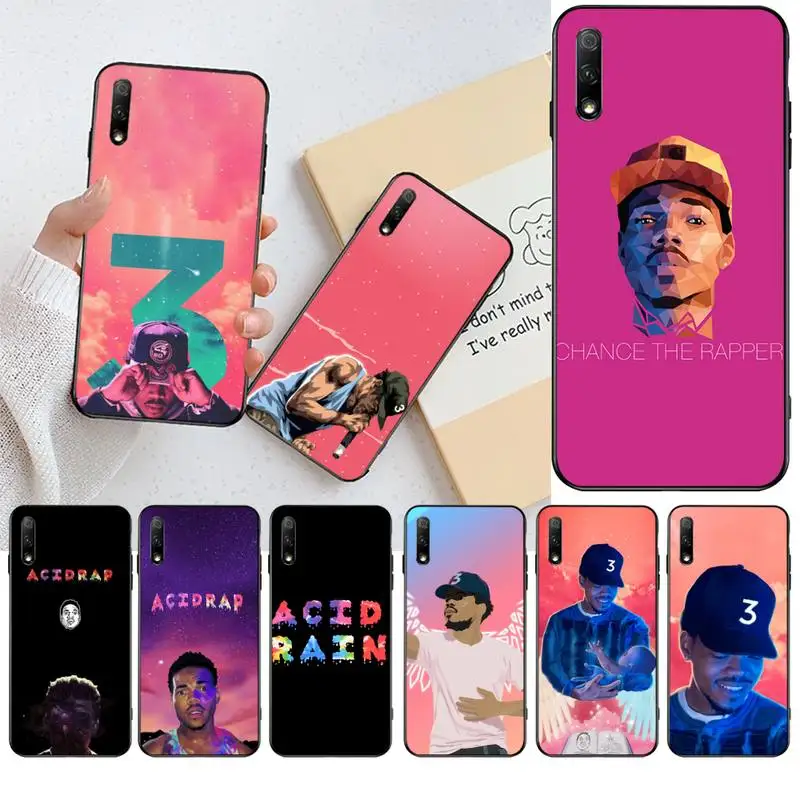 HPCHCJHM Chance the Rapper черный мягкий чехол для телефона Huawei Honor 20 10 9 8 8x 8c 9x 7c 7a Lite view