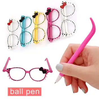

Roller Ball Pen Cute Cartoon 5pcs/Set 0.7mm Children Gift Gel Ink Pen Glasses Office Random Ball-Point