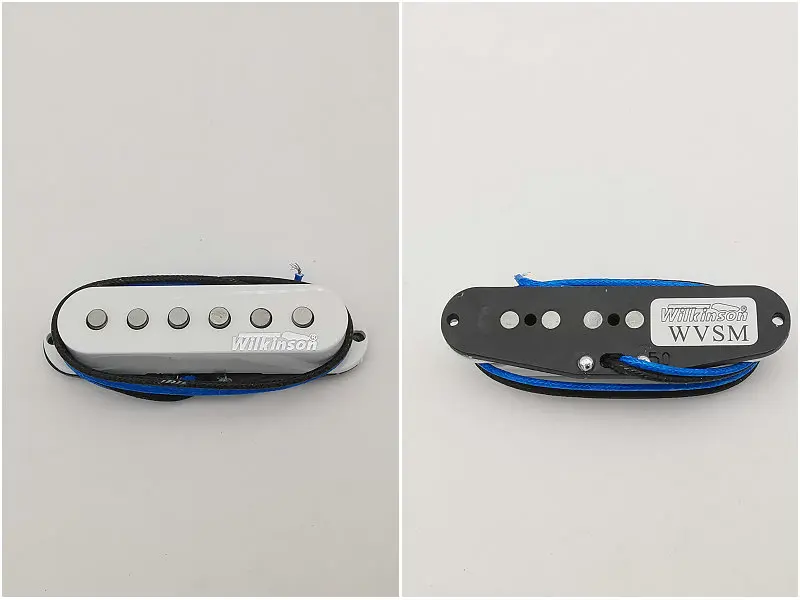 Оригинальные звукосниматели Wilkinson Alnico5 Хамбакеры/звукосниматели с одной катушкой, звукосниматели для гитары, сделанные в Корее - Цвет: WVSM Middle White