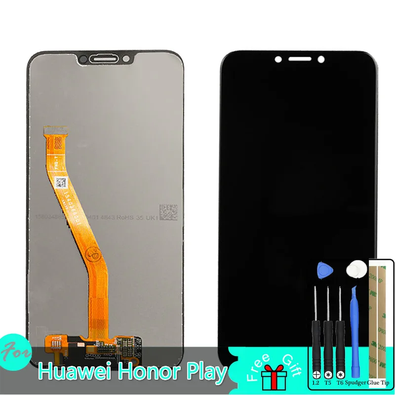 

SZMUGUA 6.3" LCD For Huawei Honor Play COR-L29 COR-AL00 COR-TL10 LCD Display Touch screen Digitizer Assembly Replacement Tools