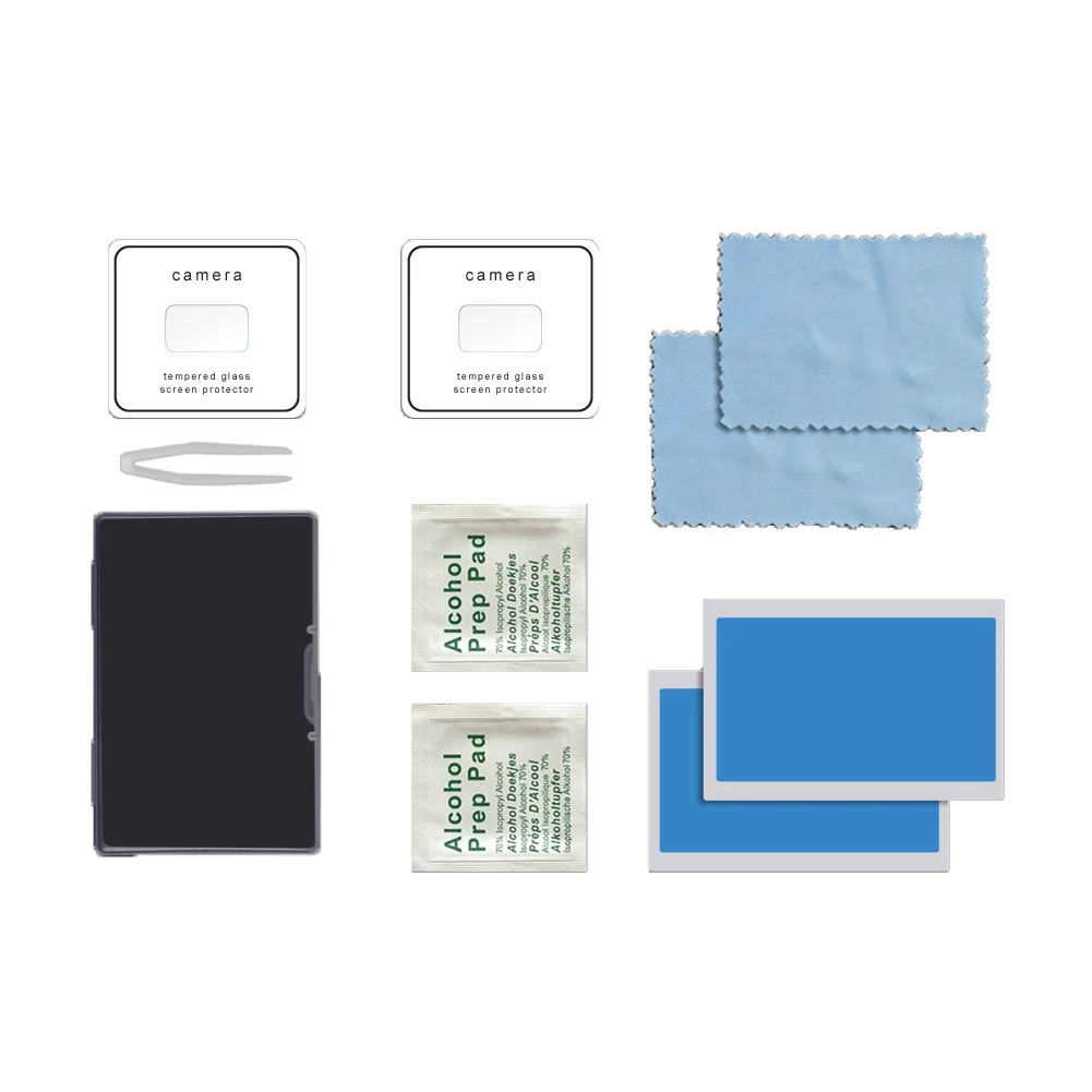 2set Electronic 9H Slim Portable Screen Protector Tempered Glass Camera ...