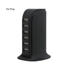 Дорожные сумки 6-Порты и разъёмы Usb парусный спорт Зарядное устройство мульти-Функция пористый Смартфон быстрая Зарядное устройство оснащенный Usb смарт-чип