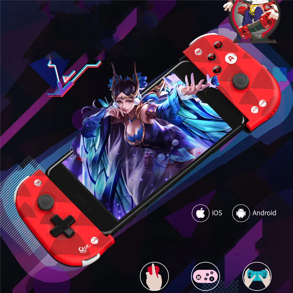  PUBG Mobile Joystick Controller Portable Wireless Gamepad Stretching Bluetooth Gamepad for iOS/Andr