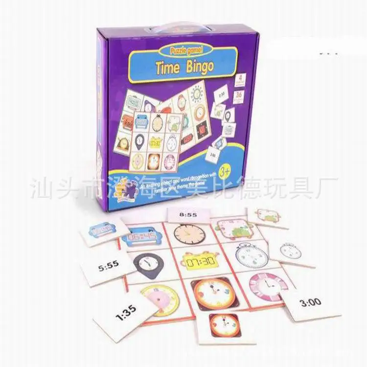 Детские развивающие игрушки время бинго карточная игра родитель и ребенок интерактивные Мозги Игрушка интеллект игра игрушка