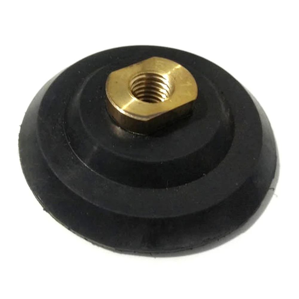 4 Inch Backing Pad for Angle Grinder M14 M16 Rubber Backer Super Flexible Self Adhesive Backer Polishing Pad Diamond Tool