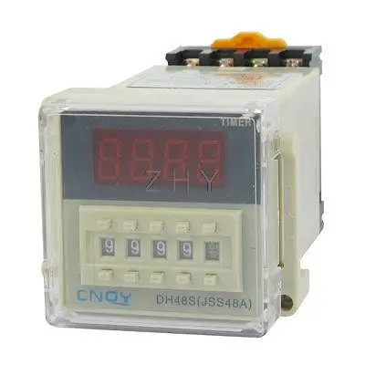 

DH48S-1Z Power on Time Delay Relay 8-Pin SPST 0.01S-9999H AC/DC36V w Socket