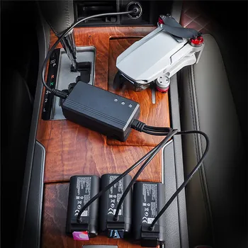 

Portable USB Auto Car Charger for DJI Mavic Mini Drone 3 in 1 Battery Charging Hub Adapter 3 Channels Battery Charger
