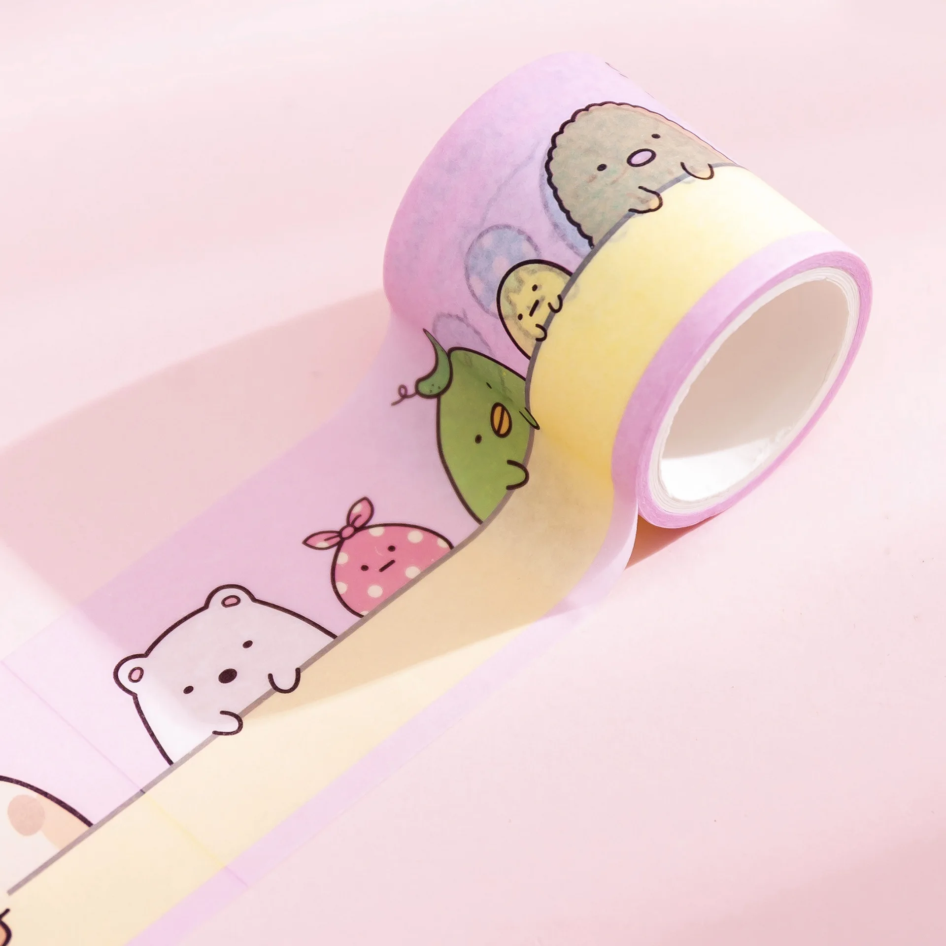 10 шт./Партия DIY японская бумага декоративная клейкая лента мультфильм угловой уголок создание васи лента/маскирующая Лента наклейки