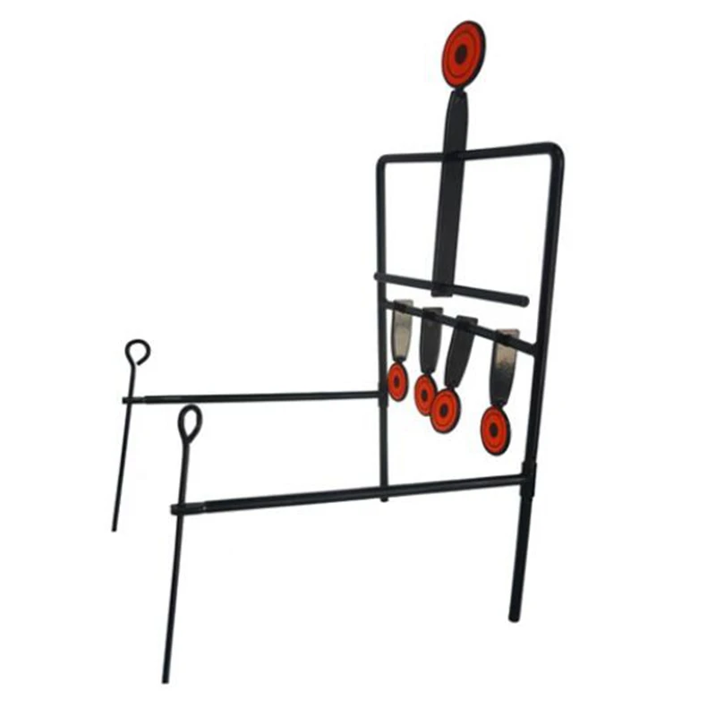 Self-Resetting Steel Shooting Practice Targets for Airsoft, Paintball, BB, and Archery Training Description Image.This Product Can Be Found With The Tag Names Airsoft shooting practice targets selfresetting paintball bb, Sports Entertainment