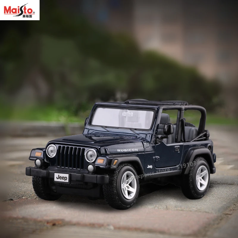 Гоночная модель автомобиля Maisto 1:27 Jeep Wrangler из сплава украшение для коллекции