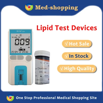 

New POCT 3-in-1 Lipid Test Meter Triglyceride (TG) Total Cholesterol (TC) High Density Cholesterol (HDL) with 20pcs Test Strips