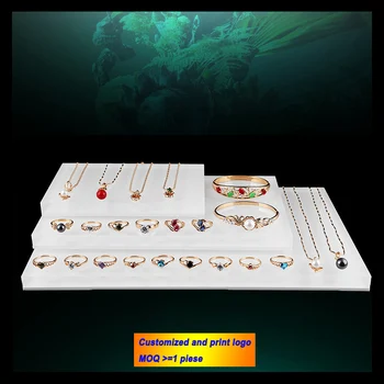 

Acrylic Jewelry Tray Ring Display Stand Jewellery Organizer Joyeros Organizador De Joyas Porte Bijoux Cosmetic Perfume Holder