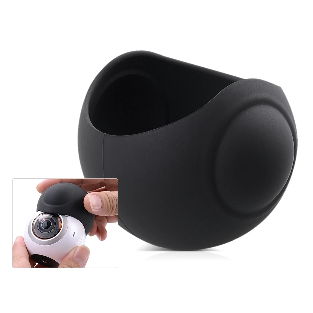 Силиконовая Защитная крышка объектива для samsung gear 360 крышка объектива камеры Мягкая силиконовая защитная крышка объектива камеры против царапин